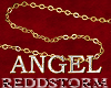 Angel Name Chain Gold