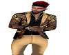 Tan tribal suit