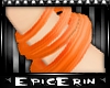 [E]*Orange Bracelet Set*