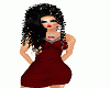 sexy red &diamond dress