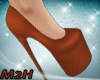 ~2~ Leather Brown Heels