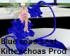 Blue rose seat