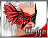 V| Red&Black Wings Mask