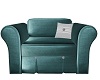 Teal Couch with pose