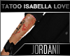 Isabella love tattoo