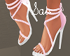 Pink/White Spring Heels