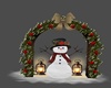 Holiday Snowman Arch