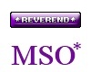 MSO* Reverend Tag