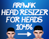 ak. head scaler 104%