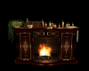 Fancy Wood Fire Place