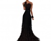 Black Feather Dress