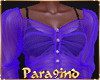 P9)Purple top Blk Skirt