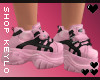Pink n Black Sneakers