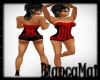 (B)Vixen Red Corset