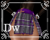 purple grey skirt