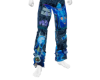 blue y2k pants