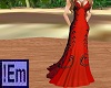 !Em Red Black Eve Gown