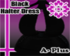 [Blk]Halter Dress APlus