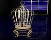 gold bird cage  
