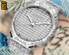 rare watch silver icy