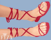 F! Sandals Red