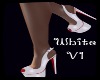 *S* White V1 Shoes