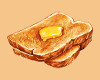 Toast & Butter Sticker