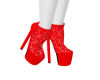 Boots Lace Red
