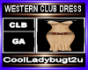 WESTERN CLUB DRESS