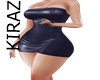 ♥ Leather Dress Navy