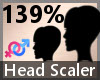 Head Scalter 139% F A