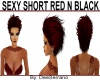 SEXY SHORT RED N BLACK