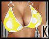 K- Yellow Spotty Bikini
