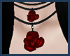*E Rose Necklace