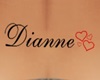 Lower Back Dianne Tattoo