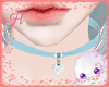 |H| Heart Necklace Blue
