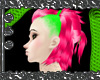 Toxic Pink & Green Hair