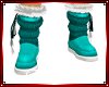 Snow Teal Boots