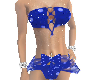 (na)blue dot bow bikini