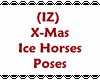 (IZ) X-Mas Ice Horses 