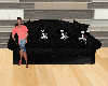 black Godfather couch