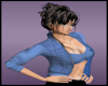 Hot Lips Blue Jacket