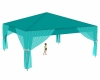 Teal Canopy Tent