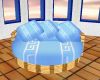 (H) Greek Blue Sofa