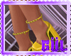 Yellow Mina Shoes