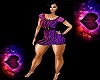 Purple Multi Dress XXL