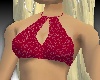 Red Liaison Halter Top