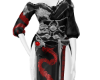 !V Dragon Dark Kimono