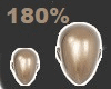 SCALER HEAD 180 %