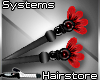 :S: Feather Hair Pins Rd